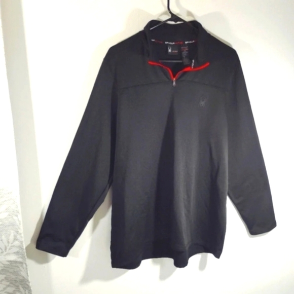 Spyder Pullover Active Shirt ProW B Sweatshirt Large 1/4 Zip Jacket Base… - Picture 1 of 16